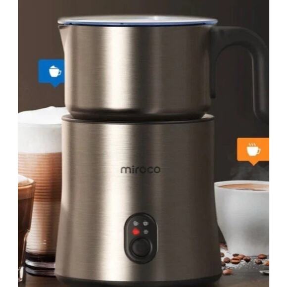 Miroco Other - Miroco Automatic-Milk Frother MI-MF005 4 In 1 Stainless Steel Silver 16.9oz